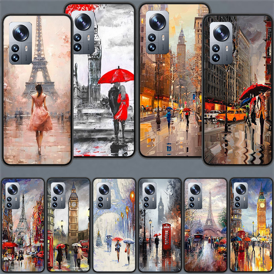 Phone Cases London - アーティスト ロンドン絵画 油絵柄 スマホケース Xiaomi Poco