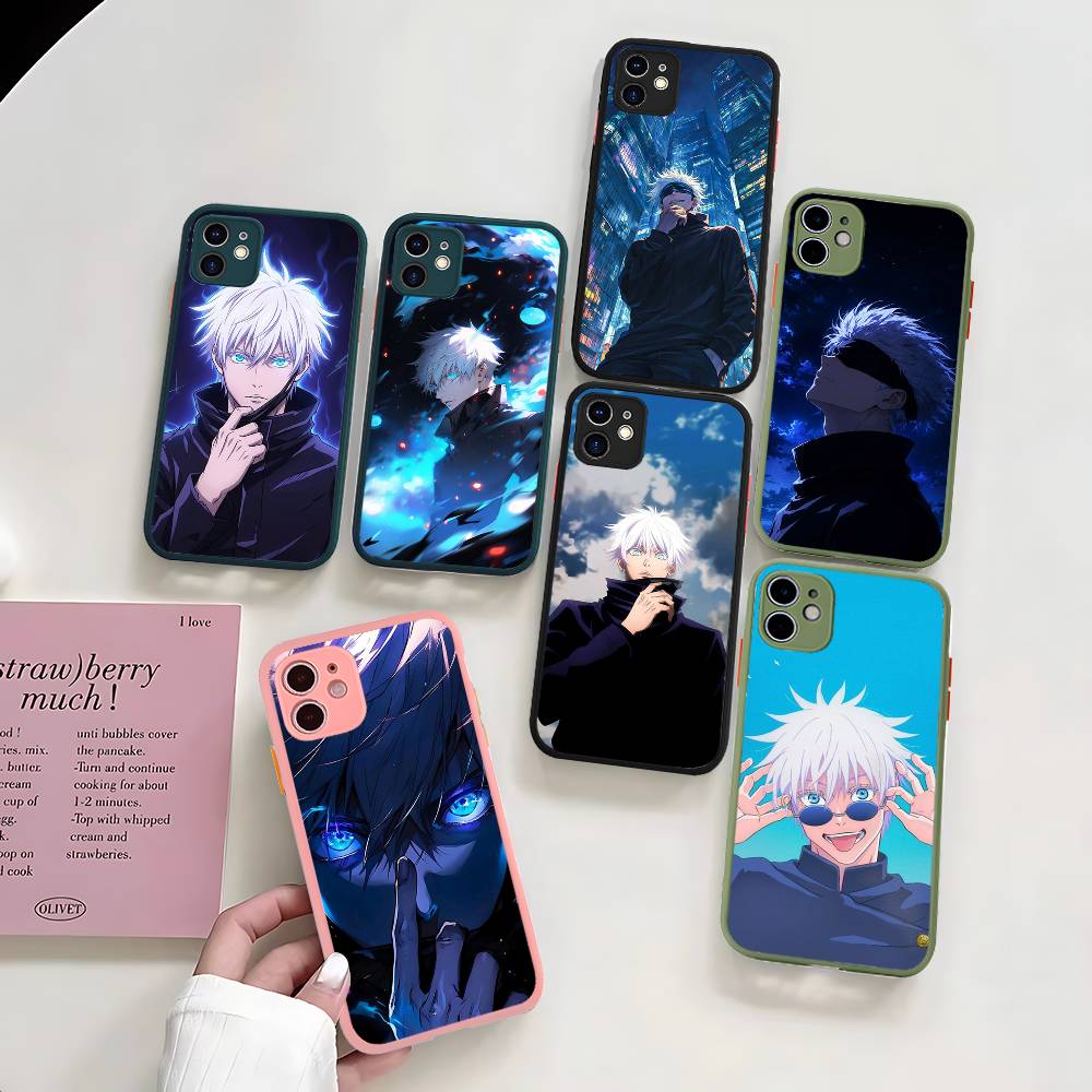 Phone Cases Jujutsu Kaisen - 呪術廻戦 五条悟 新型 iPhone 15 16
