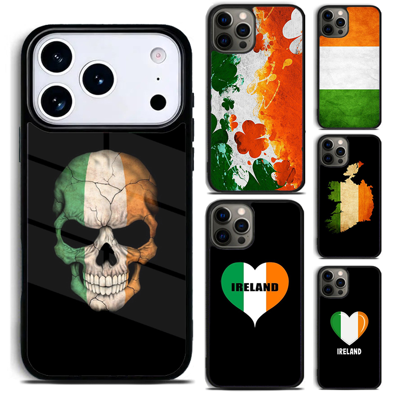 Phone Cases Ireland - アイルランド イルランド国旗柄 iPhoneケース iPhone 17 16