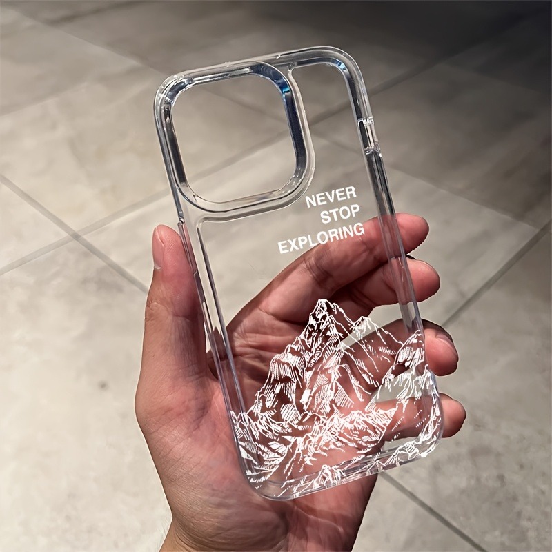 ネバーエクスプローリング マウンテンラインアート スマホケー - Phone Cases For Iphone 16 のレビューと価格