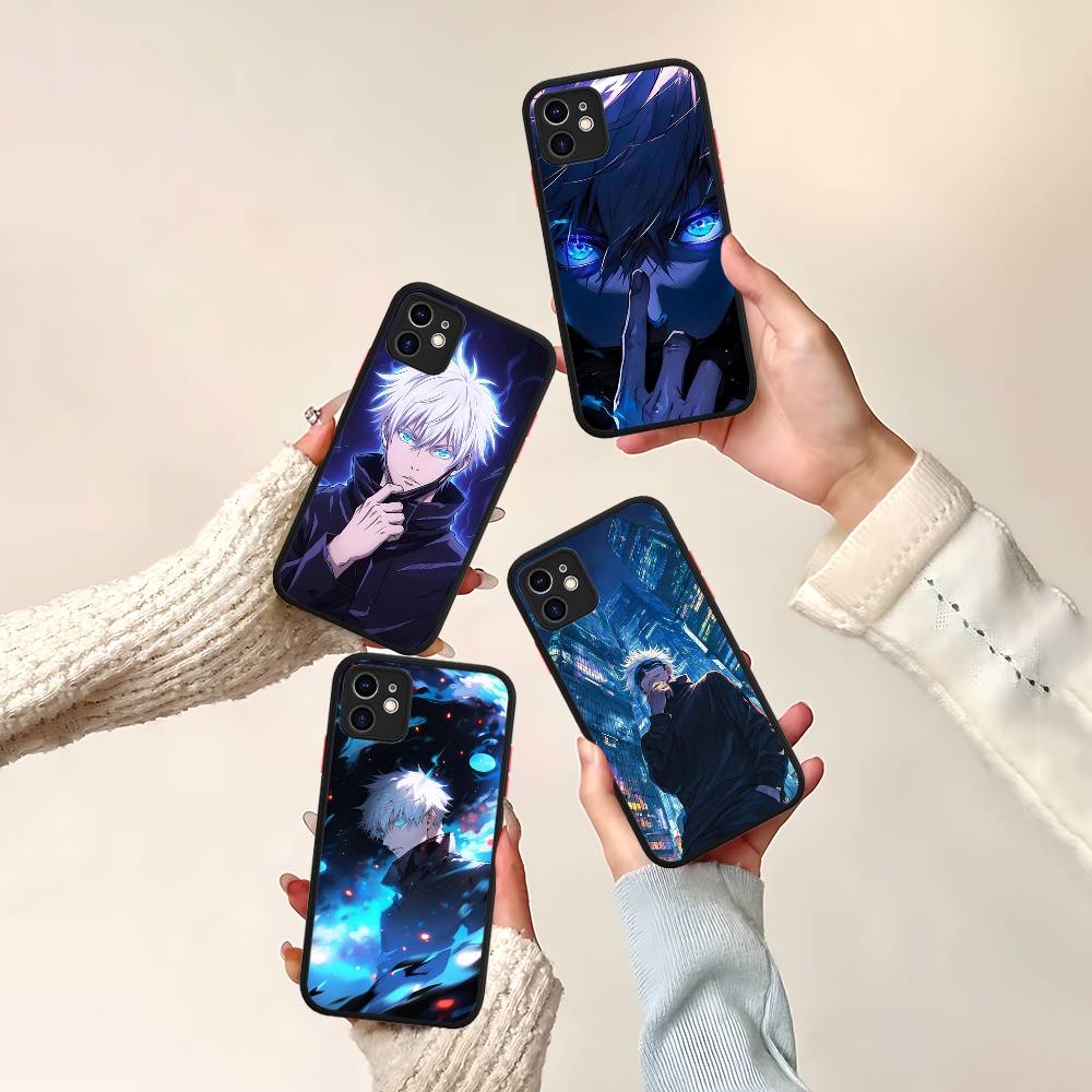 呪術廻戦 五条悟 新型 iPhone 15 16 Pro M - Phone Cases Jujutsu Kaisen のレビューと価格