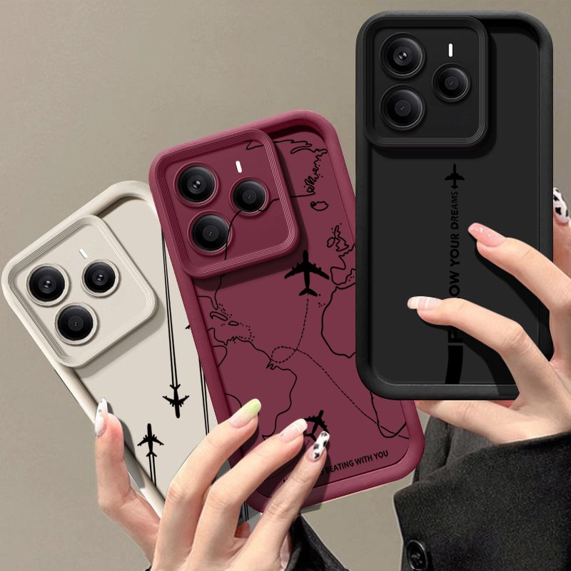 飛行機のルートパターンTPUスマホケース Xiaomi Re - Phone Cases Xiaomi 15 のレビューと価格
