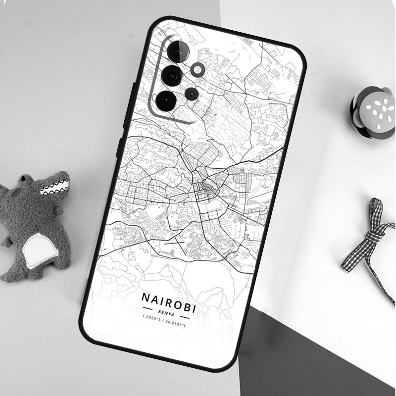 ロンドンカントリースケッチ市内地図三星銀河 A22 A32  - Phone Cases London のレビューと価格