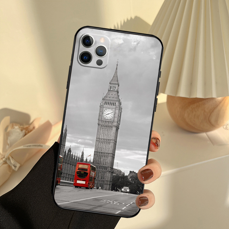 ロンドンのバス、イングランド、ビッグ・ベンのデザインのiPh - Phone Cases London のレビューと価格