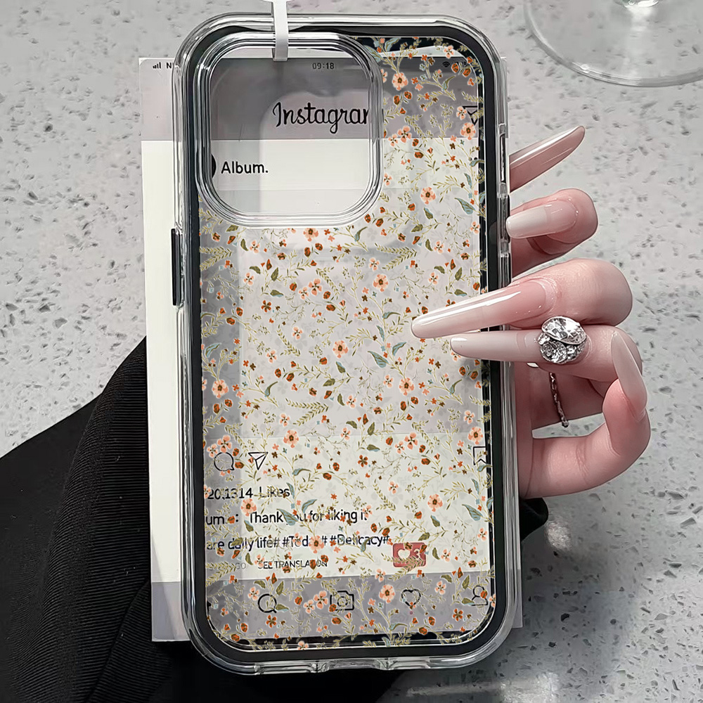 野生の花柄クリアスマホケース iPhone 17 13 16 - Phone Cases Xr Iphone のレビューと価格