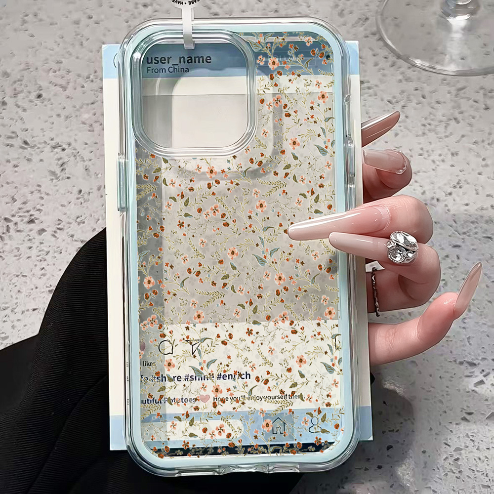 野生の花柄クリアスマホケース iPhone 17 13 16 - Phone Cases Xr Iphone のレビューと価格