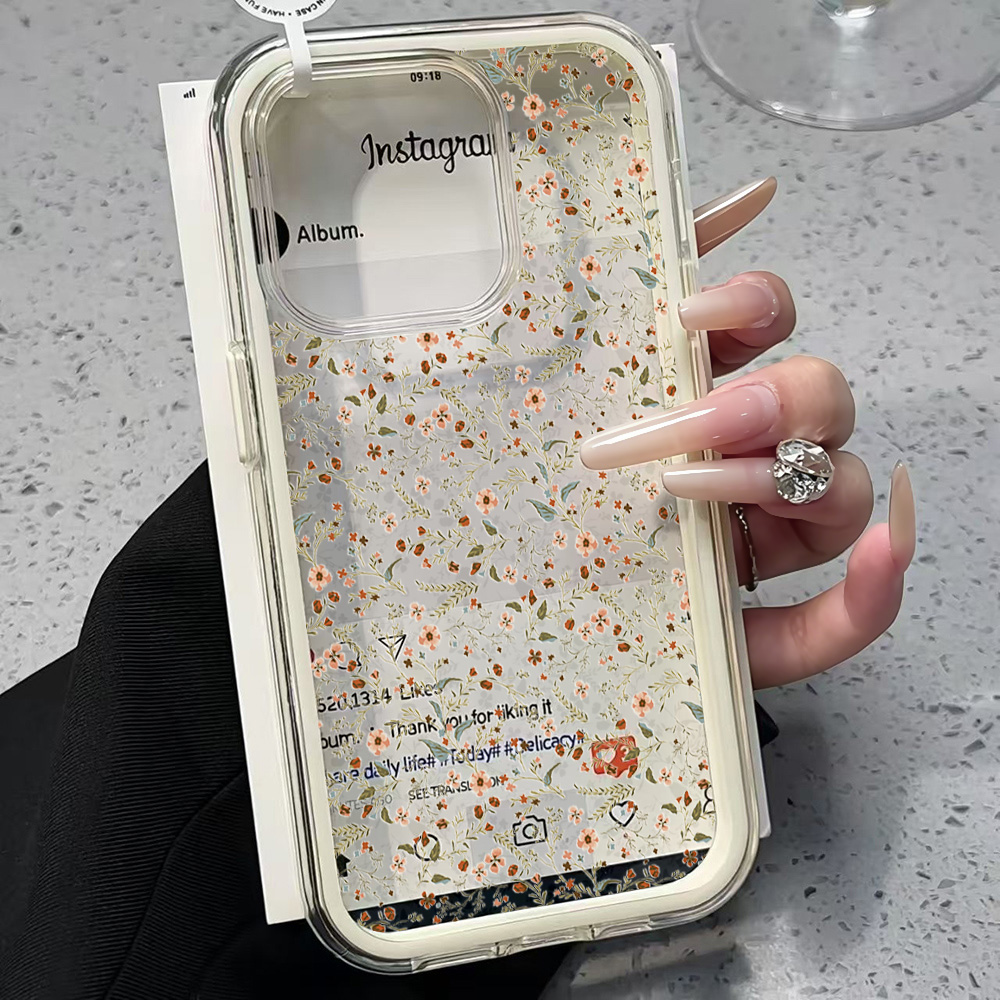 野生の花柄クリアスマホケース iPhone 17 13 16 - Phone Cases Xr Iphone のレビューと価格