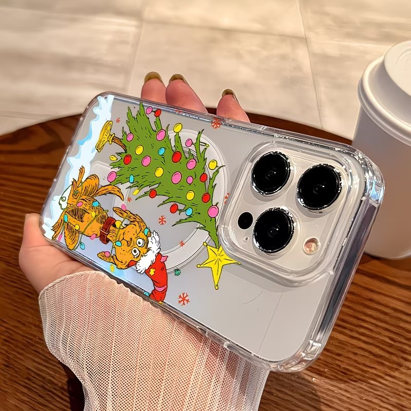 子犬をテーマにしたクリスマスパーティー クリアスマホケース  - Phone Cases Xr Iphone のレビューと価格